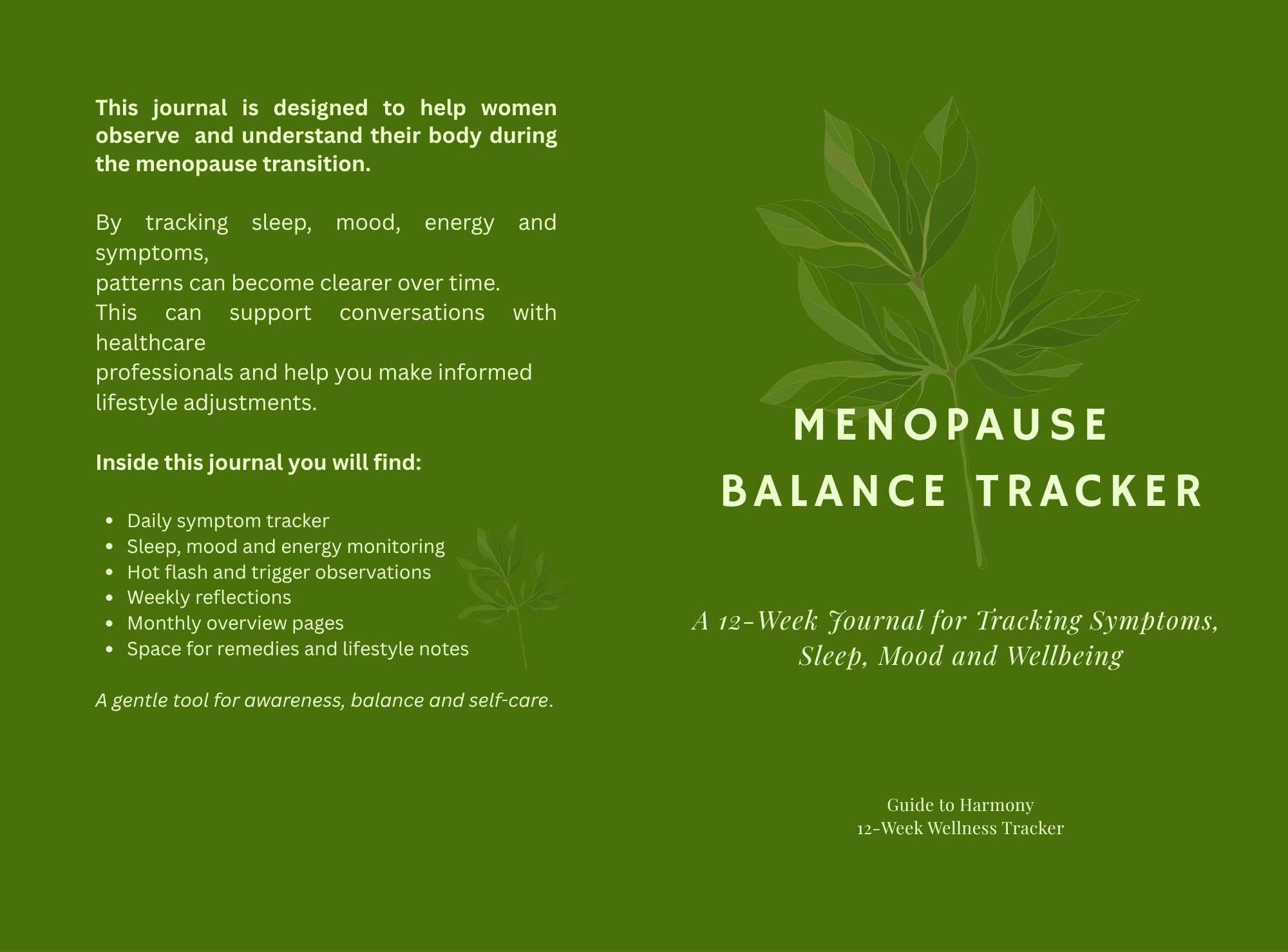 The Menopause Balance Tracker — book cover